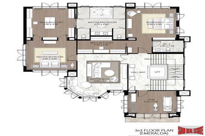 Crystal Solana | Exclusive Four Storey, Four Bedroom Home for Sale in the Ekkamai-Ramintra Area of Bangkok-14