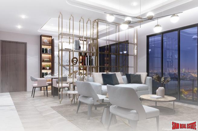 New Release of 2 Beds Condos in this Riverside High-Rise in Construction at Charoen Nakhon - Only 10 Units-0
