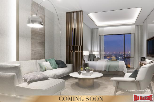 New Release of 2 Beds Condos in this Riverside High-Rise in Construction at Charoen Nakhon - Only 10 Units-28