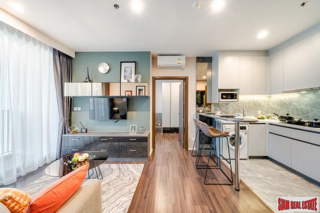 Ready to Move in Smart Green High-Rise Condos with Commercial District and IT Hub on Sukhumvit Road, BTS Punnawithi - 1 Bed Units-1