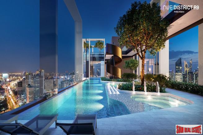 Outstanding New High-Rise Condo at Central Rama 9 by Leading Thai Developers next to MRT and Central Rama 9 -1 Bed Units-14