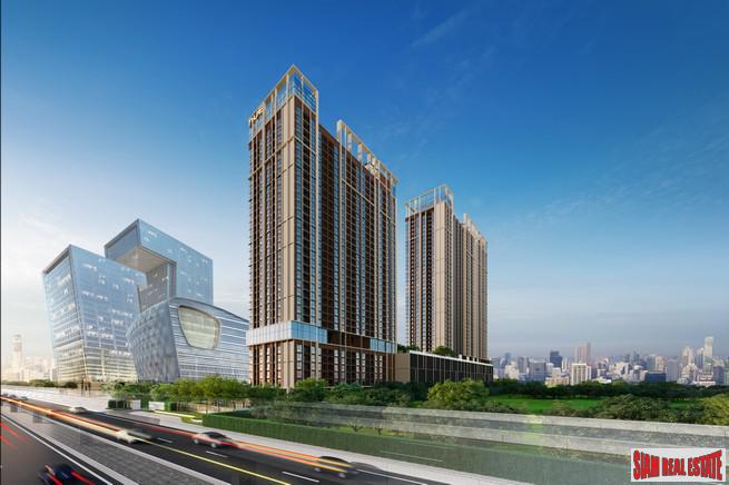 Outstanding New High-Rise Condo at Central Rama 9 by Leading Thai Developers next to MRT and Central Rama 9 - 1 Bed Plus Units-1