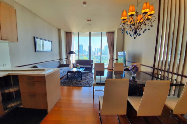 The Sukhothai Residences | 2 Bed City and Green View Condo at South Sathon Road on the 34th Floor-4