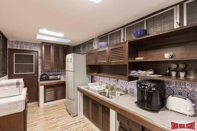 Two Storey Three Bedroom Single House for Rent on Sukhumvit 63-4