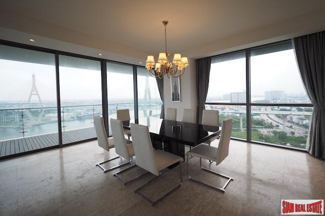The Pano | Exceptional River Views from this Three Bedroom Corner Condo for Sale in Surasak-3