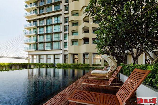 The Pano | Exceptional River Views from this Three Bedroom Corner Condo for Rent in Surasak-19
