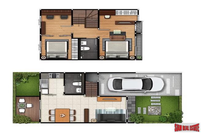 The Connect 35 | Large Two Bedroom Bright & Comfortable Townhouse for Sale in Phatthanakan-25