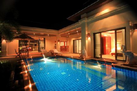 Newly Built 1 to 2 Bedroom Modern Thai Houses For Sale with Swimming Pool at Nai Harn, Phuket-0