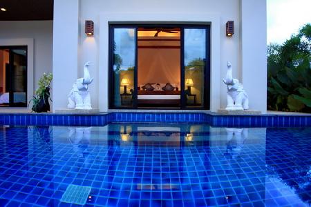 Newly Built 1 to 2 Bedroom Modern Thai Houses For Sale with Swimming Pool at Nai Harn, Phuket-13