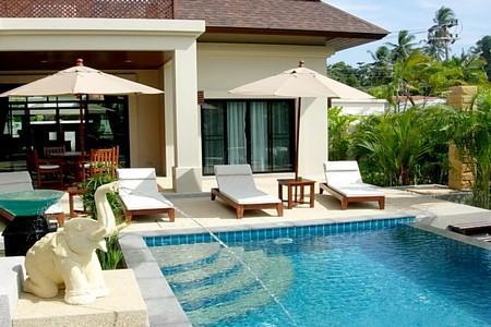 Newly Built 1 to 2 Bedroom Modern Thai Houses For Sale with Swimming Pool at Nai Harn, Phuket-15