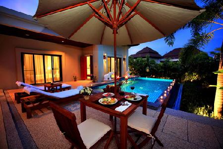 Newly Built 1 to 2 Bedroom Modern Thai Houses For Sale with Swimming Pool at Nai Harn, Phuket-1