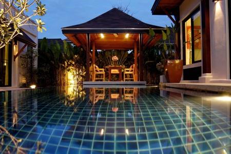 Two Villa | Brand New 4 Bedroom Pool Villa with External Jacuzzi for Long Term Rent at Layan-1