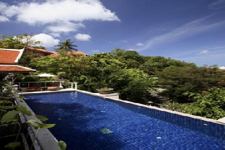 Katamanda | Modern Pool Villa with Three Bedrooms with Sea-Views for Long Term Rental at Kata-0