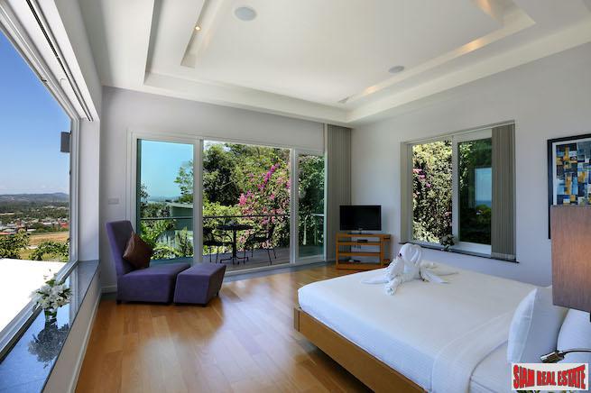 Villa Namaste | Contemporary Six Bedroom Villa with Sea View for Sale in Bang Tao-16