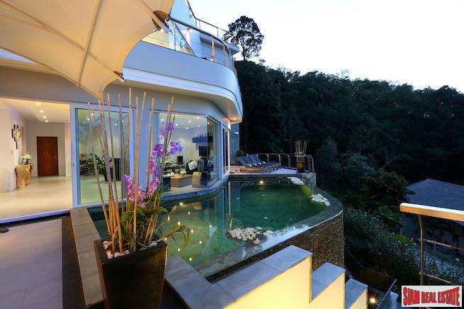 Villa Namaste | Contemporary Six Bedroom Villa with Sea View for Sale in Bang Tao-2