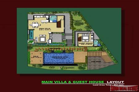 Modern Three Bedroom Pool Villa with Thai Style Guesthouse in Ao Por-8