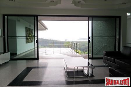 Cool, Modern Six Bedroom Home with Pool and Sea Views in Rawai-12
