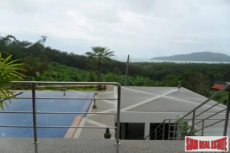 Cool, Modern Six Bedroom Home with Pool and Sea Views in Rawai-4