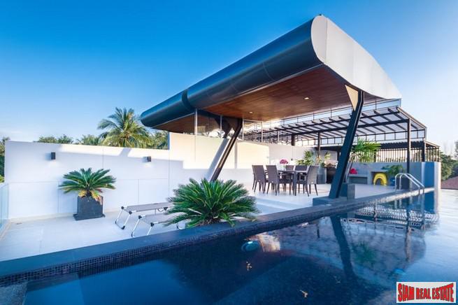 Three- to Four-Bedroom Townhome with Sea View Rooftop Pool in Rawai-0