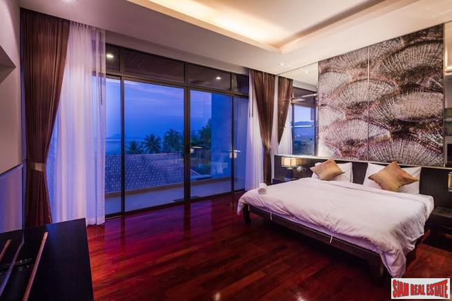 Three- to Four-Bedroom Townhome with Sea View Rooftop Pool in Rawai-14