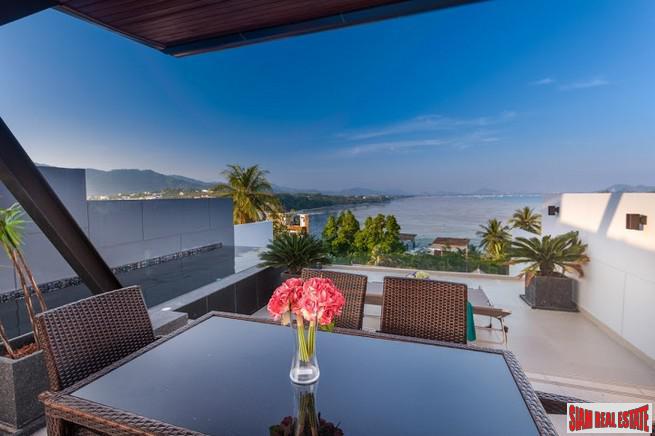 Three- to Four-Bedroom Townhome with Sea View Rooftop Pool in Rawai-19