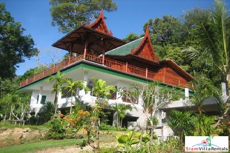 Beautiful Modern Teak House for Rent in the Nai Harn Hills-0