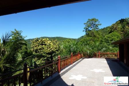 Beautiful Modern Teak House for Rent in the Nai Harn Hills-16