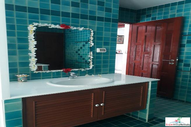 Beautiful Modern Teak House for Rent in the Nai Harn Hills-21