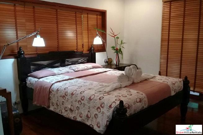 Beautiful Modern Teak House for Rent in the Nai Harn Hills-4