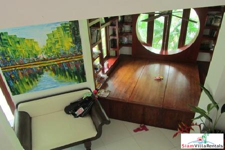 Beautiful Modern Teak House for Rent in the Nai Harn Hills-6
