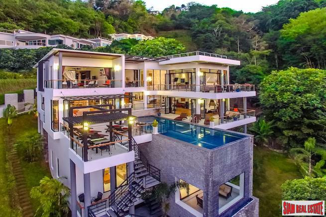 Exclusive, Ultra-Modern Six-Bedroom Sea View Pool Villa for Sale in Bang Tao-0